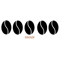 Intensité 5 pour notre Assemblage de cafés - le café de Nico